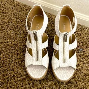 Michael Kors, white summer woman shoes